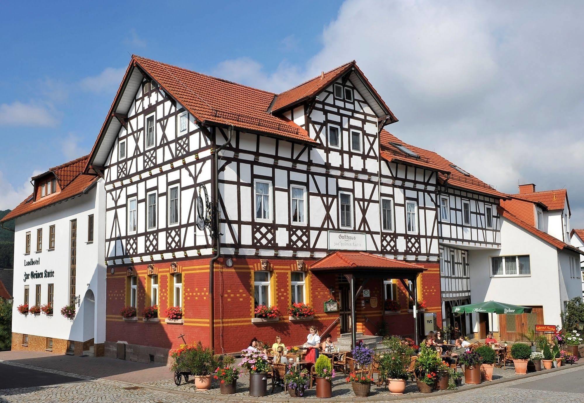 Landhotel Zur Gruenen Kutte Bernshausen Екстер'єр фото