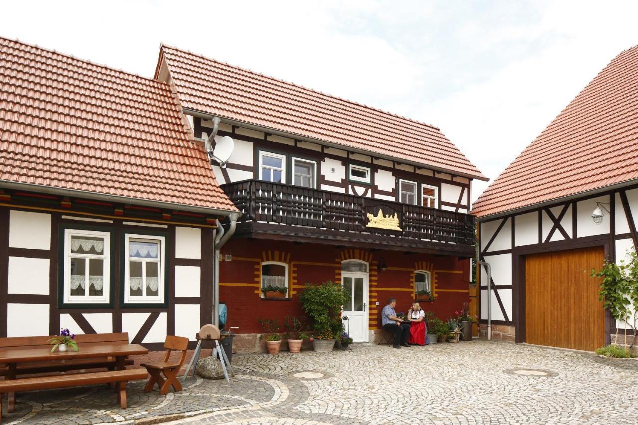 Landhotel Zur Gruenen Kutte Bernshausen Екстер'єр фото